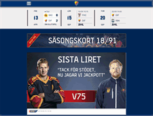 Tablet Screenshot of difhockey.se